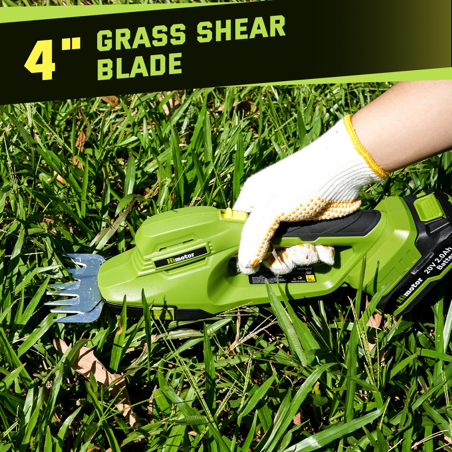 Cordless 2-in-1 Hedge Trimmer - With 20v Battery*2 And Charger, Grass Shears, Battery Powered Hedge Trimmer For Grass Pruning, Bush Trimming